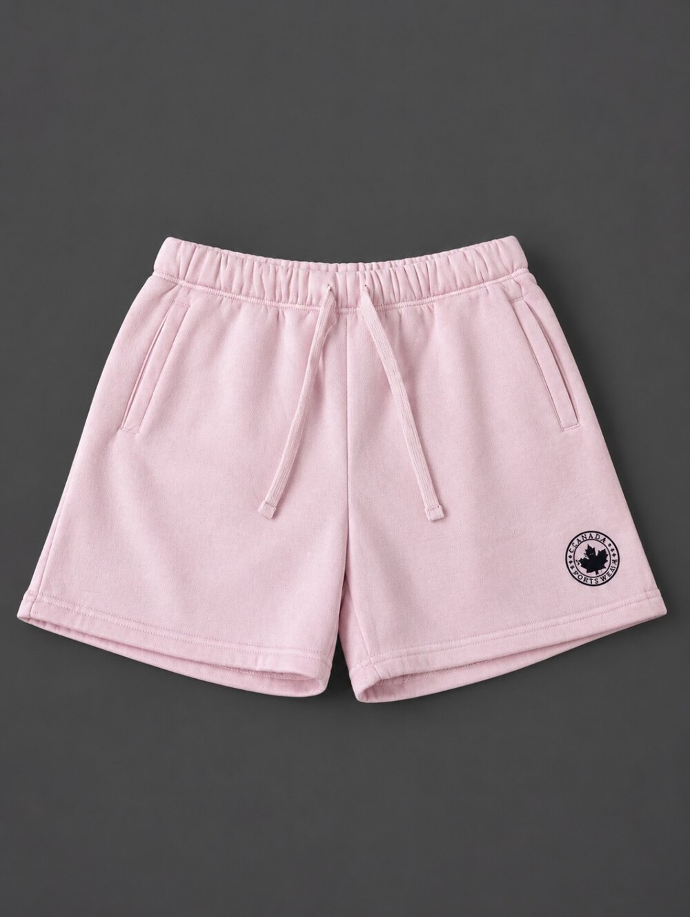 Women’s Light Pink Athletic Drawstring Shorts